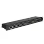 VALUE Patchpanel Cat.5e 24 porttia STP musta