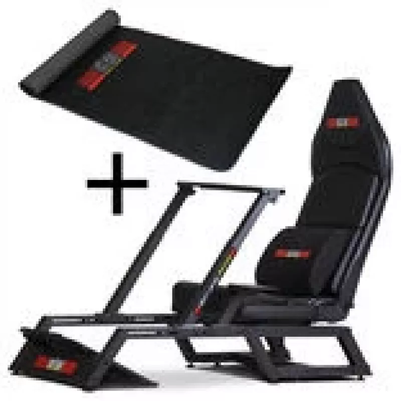 Next Level Racing F-GT Formula > -simulaattorikokoonpano + lattiamatto pelimatto