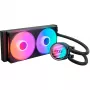 Nestemäinen CPU-jäähdytin NZXT Kraken Core RGB 240 – All-in-One 240 mm:n jäähdytin, RGB-valaistus, musta