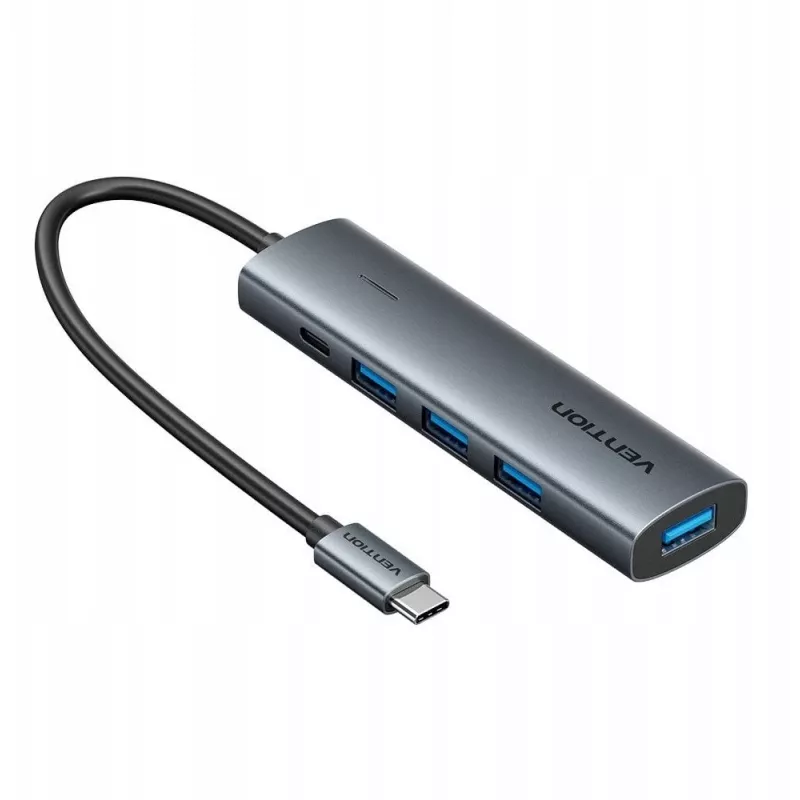 Keskitin 5-in-1 USB-C 3.0 Vention 0,15 m