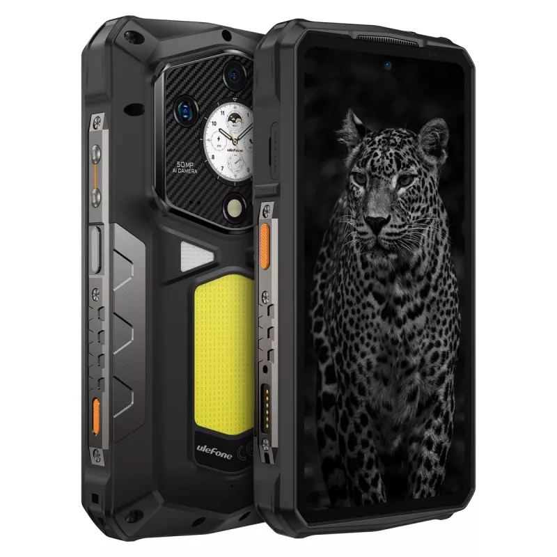 Älypuhelin UleFone Armor 29 Ultra 5G 6,58 tuumaa 16 GB/1 TB musta, energiatehokkuusluokka A