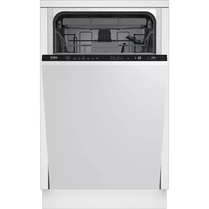 Beko BDIS36120Q kalusteisiin sijoitettava astianpesukone, 11 vakioastiastoa, 47 dB, 6 ohjelmaa, energialuokka E