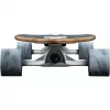 Longboard RAM Solitary Blanc de blanc — RAM-longboard, valkoinen/harmaa viimeistely