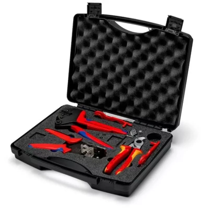 Knipex 97 91 04 V02 aurinkosähkö-MC4-liitintyökalujen työkalulaukku