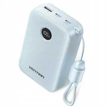 Varavirtalähde Vention FKBL0-C 20000 mAh, 2x USB-C + 1x USB-A, sininen