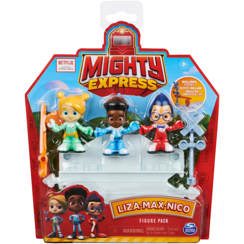 Mighty Express lapsihahmot 3 kpl:n sarja, leikkihahmo
