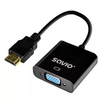 Savio adapteri HDMI-VGA AK-75