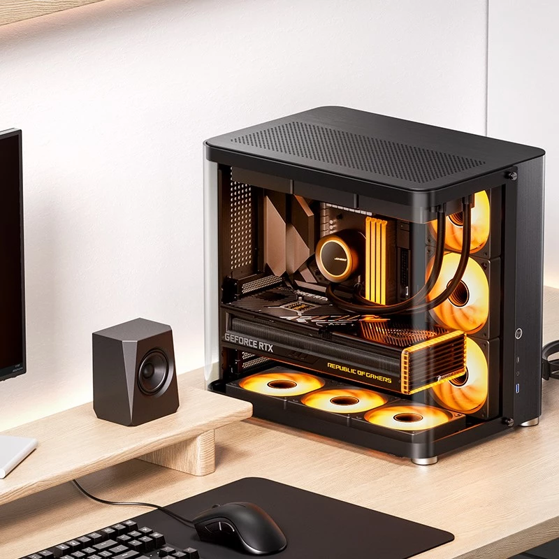 PC-kotelo Jonsbo TK-2 2.0 Midi Tower musta