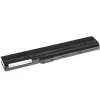 Akku Green Cell AS02 ASUS K52 -sarjaan — Li‑Ion 4400 mAh, 11,1 V, 6 kennoa, musta