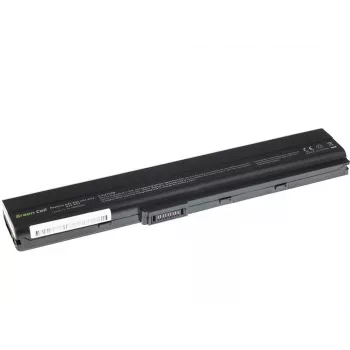 Akku Green Cell AS02 ASUS K52 -sarjaan — Li‑Ion 4400 mAh, 11,1 V, 6 kennoa, musta