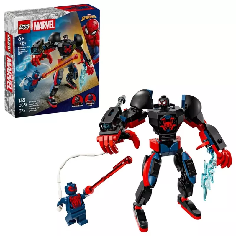 LEGO MARVEL 76337 Miles Morales -mekka vs. Spider-Man 2099
