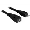 USB-kaapeli DeLOCK 83248 USB 2.0 1m Micro-USB B musta