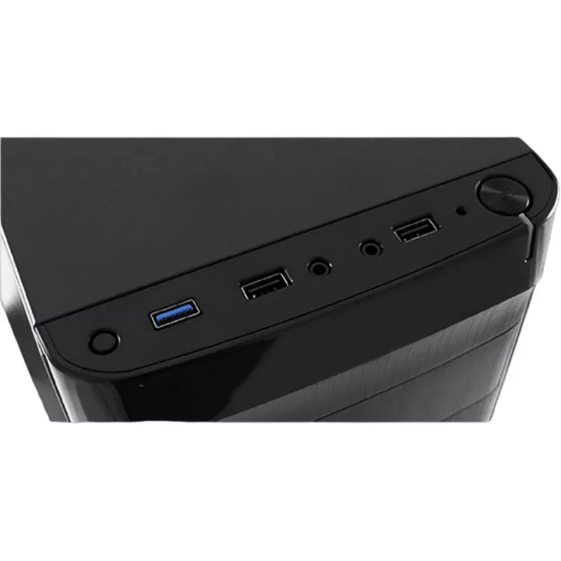 PC-kotelo LC-Power 7034B Midi-Tower musta