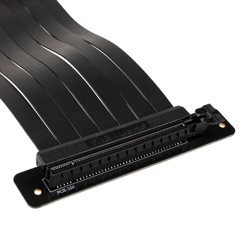 PHANTEKS PCIe x16 -riser-nauha-kaapeli, 90 astetta, 22 cm – musta