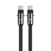 2in1 USB-C kaapeli 1m musta