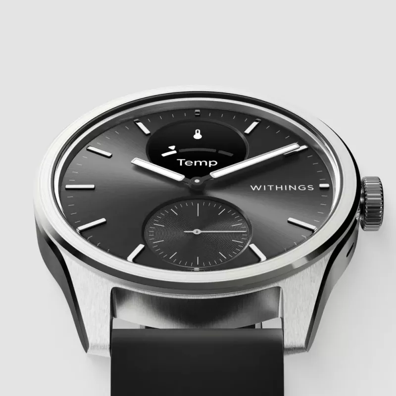 Hybridiälykello Withings ScanWatch 2 musta