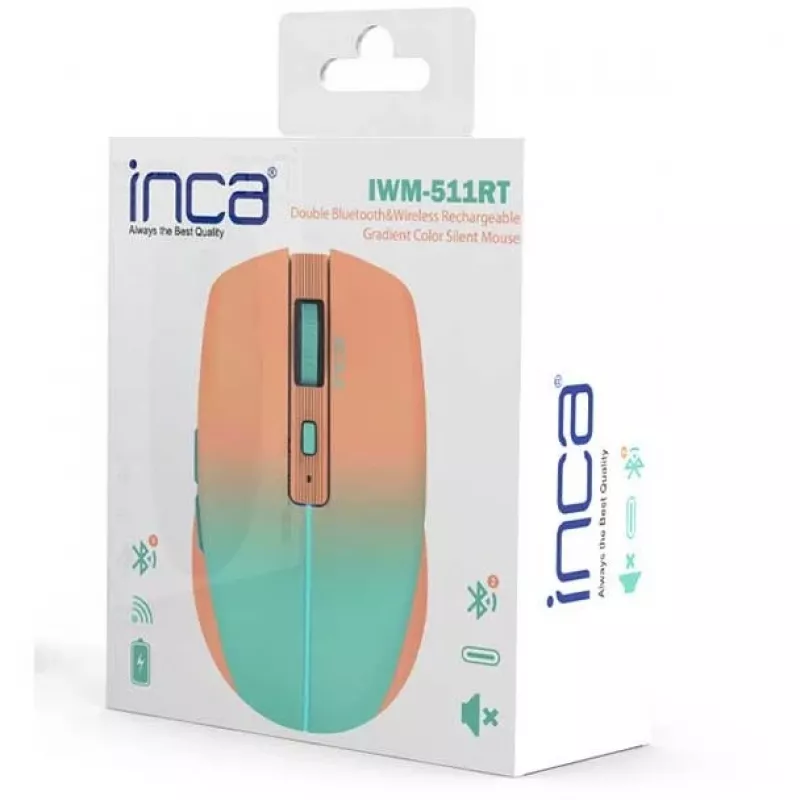 Cian Technology GmbH INCA hiiri IWM-511RT Bluetooth+langaton RGB perusväri oranssi