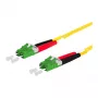 METZ CONNECT OpDAT -verkkokaapeli LC-D APC/LC-D APC OS2 3,0 m – kaapeli