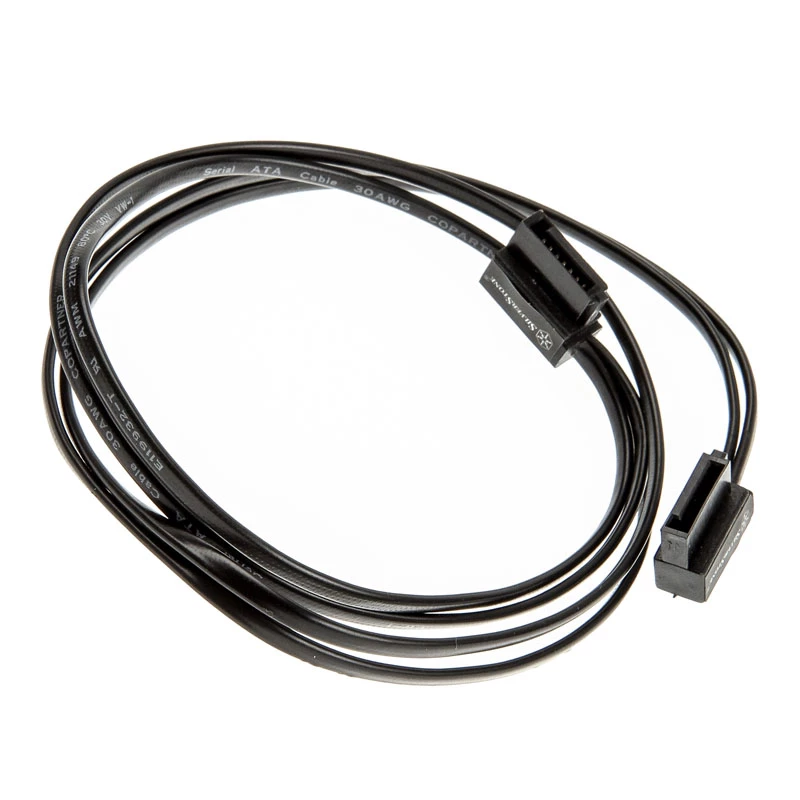 SilverStone SST-CP11B erittäin matala SATA-kaapeli - 50 cm, musta