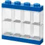 Room Copenhagen LEGO Minifigures-vitriini sininen (sininen/läpinäkyvä)