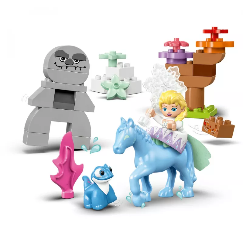 LEGO DUPLO leikkisetti 10418 — Disney Elsa ja Bruni lumotussa metsässä, 31 osaa, 2+ vuotta
