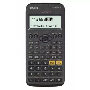 Tieteellinen taskulaskin CASIO FX-350CE X — 379 toimintoa, 16-numeroinen LCD, paristokäyttöinen (AAA), musta, taskukoko