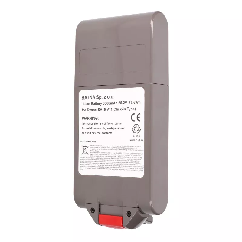 Vara-akku Dyson V11 25,2V 3000mAh Extralink