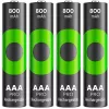 Paristot R03/AAA NI-MH 800mAh kuplapakkaus 4 kpl PRO