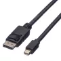 Roline DisplayPort-kaapeli, DP ST - Mini DP ST, musta, 1,5 m (11.04.5638)