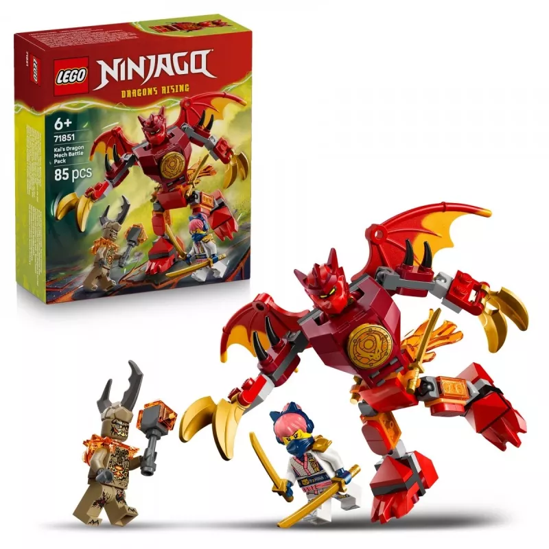 LEGO NINJAGO 71851 Kain lohikäärmemekkitaistelupakkaus