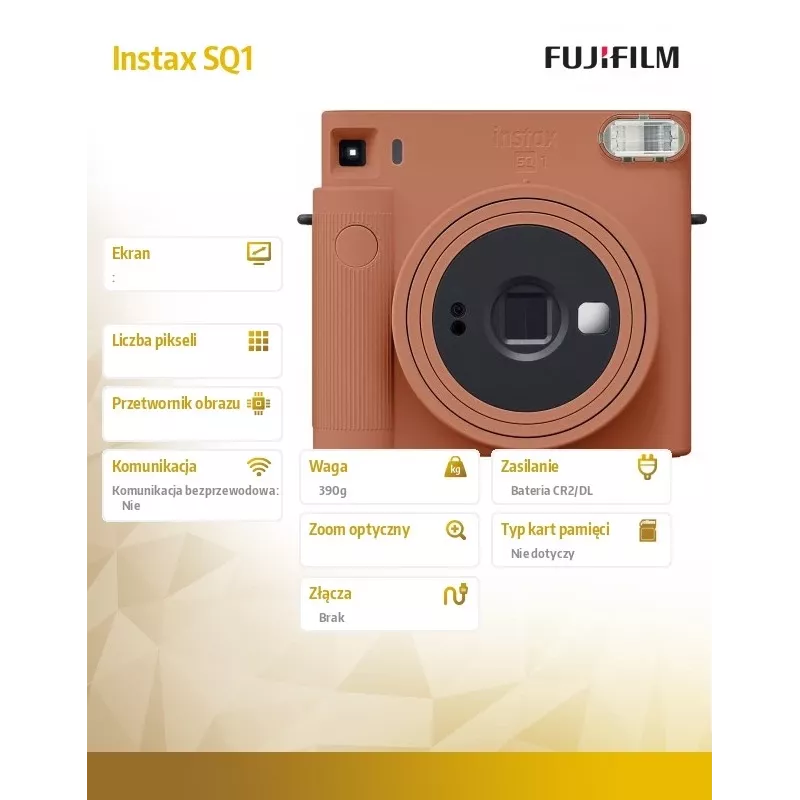 Fujifilm Instax Square SQ1 62 x 62 mm oranssi