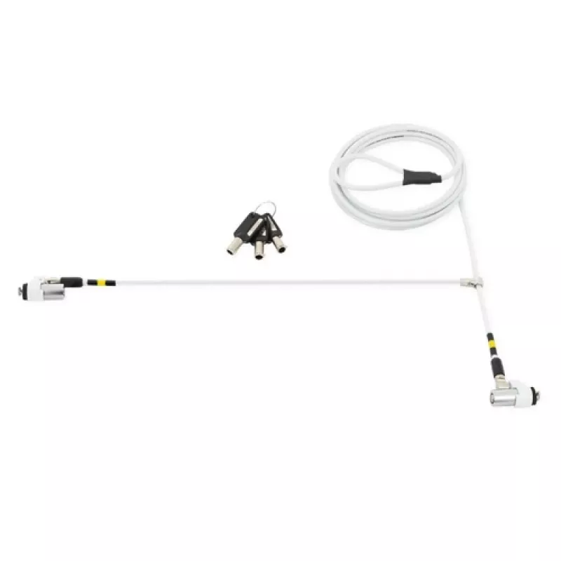 Mobilis ohut Twin Rotating - turvakaapelilukko - 1,8 m