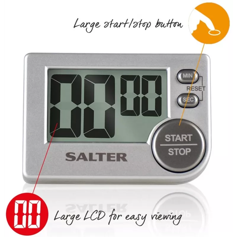 Kylpyhuonevaaka Salter 397SVXR harmaa