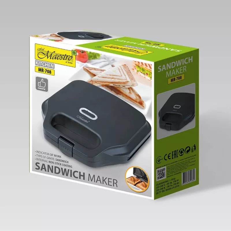 Paninigrilli Maestro MR-708 750 W – voileipägrilli työtasolle