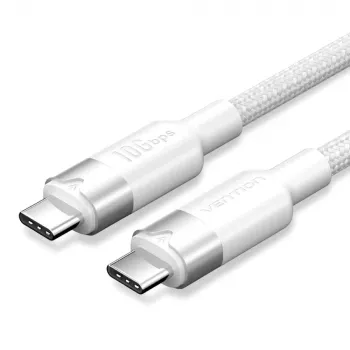 Vention USB 3.2 5A 10Gbps 1m WH USB-C - C kaapeli