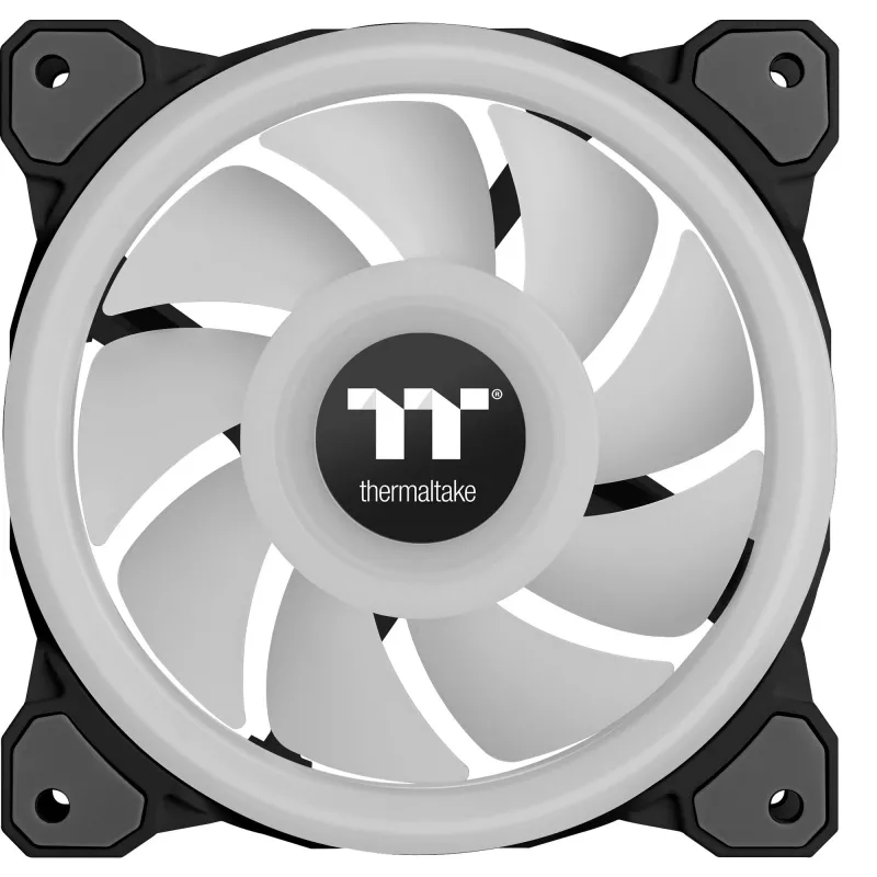 Thermaltake Riing Quad 14 RGB CL-F089-PL14SW-C 140 mm:n jäähdyttimen tuuletin, TT Premium Edition, musta