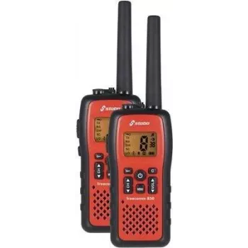 PMR-käsipuhelin Stabo Freecomm 850 (malli 20850) – ulkokäyttöön, 2 kpl:n pakkaus