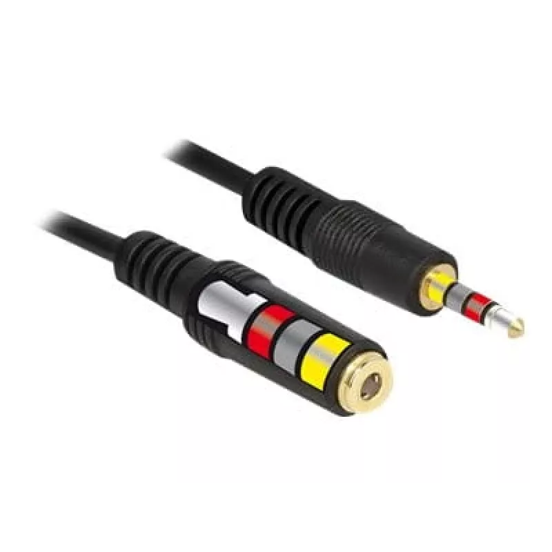 Audiokaapeli DeLOCK 84668 3 m 3,5 mm musta