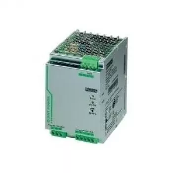 Virtalähde PHOENIX-CONTACT 2866682 — 480 W, AC 85–264 V, 93 % hyötysuhde, vihreä/harmaa, 90×125×130 mm