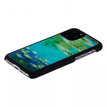 iKins älypuhelinkotelo iPhone 11 Pro — lumpeenkukkakuvio, musta
