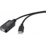 Renkforce RF-4535088 USB-kaapeli 20 m USB 2.0 USB A musta (RF-4535088)