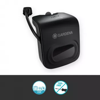 Gardena 15022-20 ruohonleikkurin osa musta yhteensopiva SILENO pro -mallien kanssa