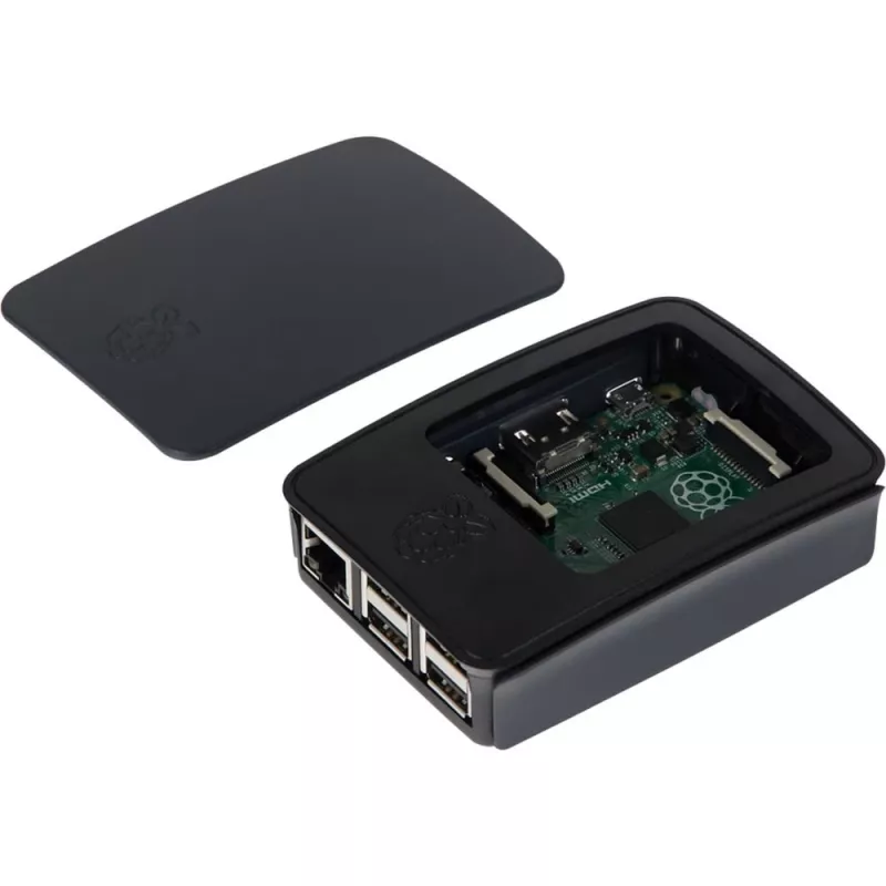 Raspberry Pi Pi - kotelo - ABS-muovi - musta