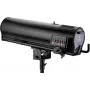 EUROLITE LED SL-1000 MFZ DMX valaisin ja flightcase — LED-liikkuva pää, DMX-ohjaus, moottoroitu zoom
