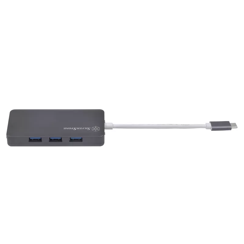 SilverStone SST-EP14C - USB 3.1 Type-C Gen1 HDMI, 3x USB 3.1 Gen 1 Type-A, 1x USB 3.1 Gen 1 Type-C (PD 2.0-lataus) (SST-EP14C)