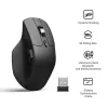 Hiiri Keychron M6 oikeakätinen yleismalli — optinen, RF-langaton + Bluetooth + USB-C, 30000 DPI, musta