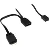 all-in-one-nestekühler INTER-TECH LC-360 RGB — 12 cm tuuletin, hydraulinen laakeri, musta