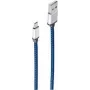 ShiverPeaks BS14-50020 - 0,9 m - USB A - Micro-USB B - USB 2.0 - 480 Mbit/s - sininen