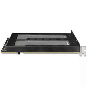 Mobiili tallennuskehikko RAIDSONIC ToughArmor MB842MP-B — 2 vaihtokelpoista paikkaa M.2 NVMe:lle, PCIe 4.0 x16