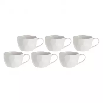 6 kpl setti aamukuppeja Lunia 420 ml